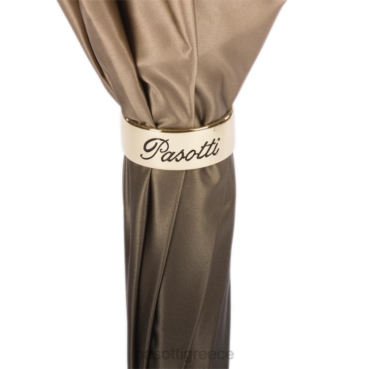 ομπρέλα | PASOTTI 189 21285-1 p - ομπρέλα από ελεφαντόδοντο με ριγέ εσωτερικό διπλό ύφασμα 2N6B8459 γυναίκες